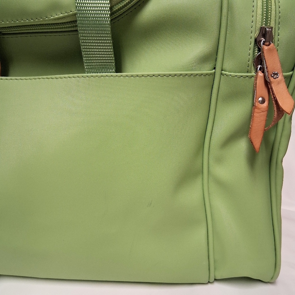 Jon Hart Large Square Green  Duffel Bag - Picture 14 of 14